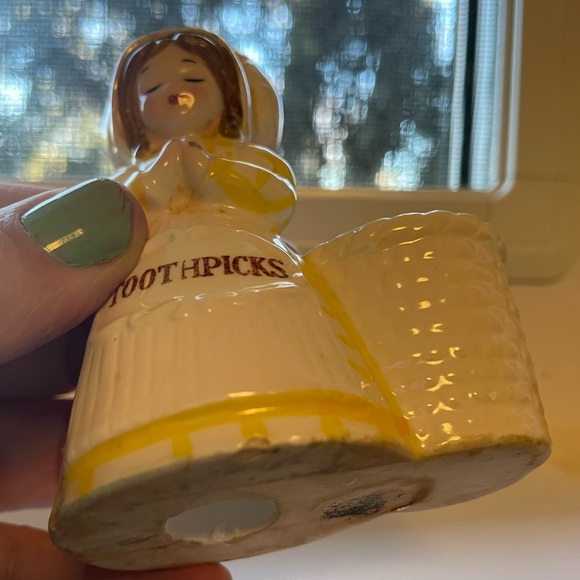 ⚡️ $5/$25-Vintage ceramic tooth pick holder - Picture 7 of 9